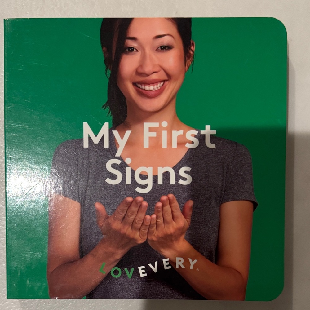 Lovevery My First Signs Board Book - like new